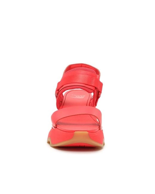 Sorel Red Kinetic Impact Sandal