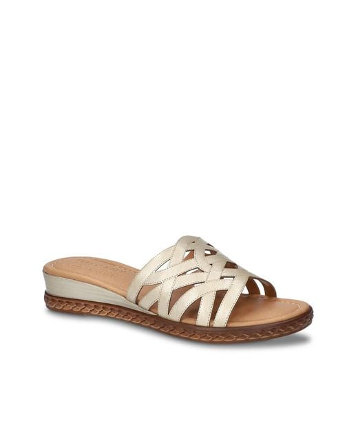 Easy Street Brown Edda Sandal