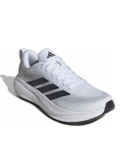 Adidas White Response Pace Running Shoe for men