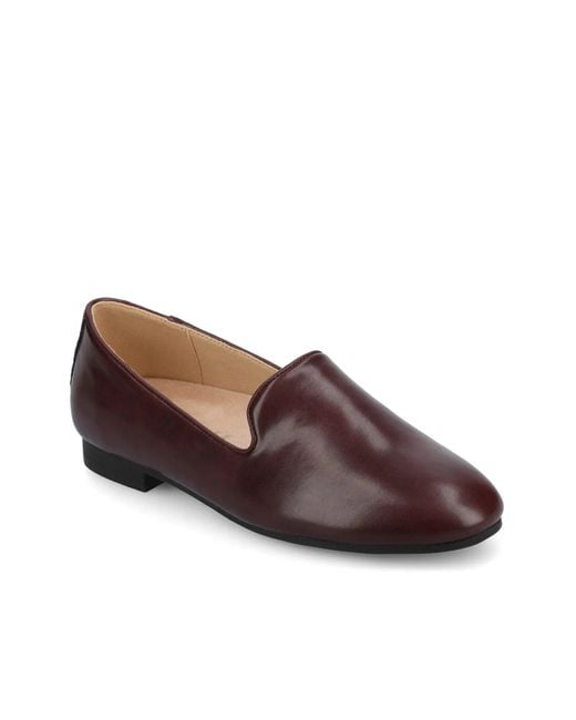 Journee Collection Brown Ishani Flat