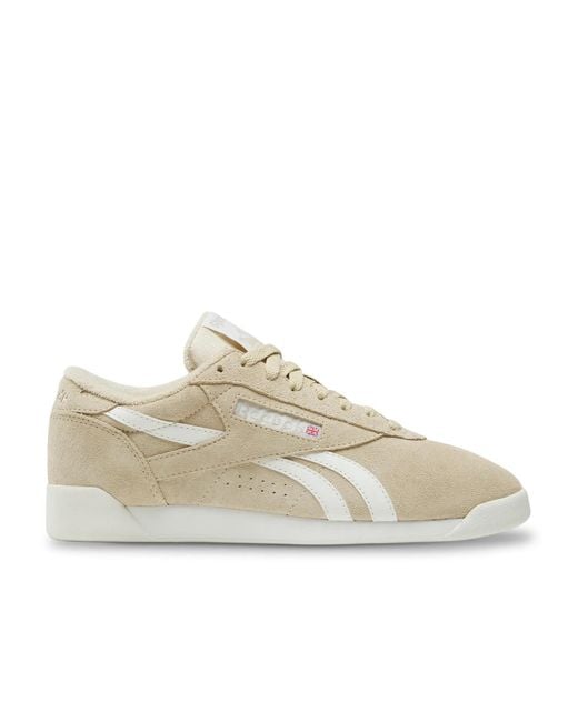 Reebok White Freestyle Lo Sneaker