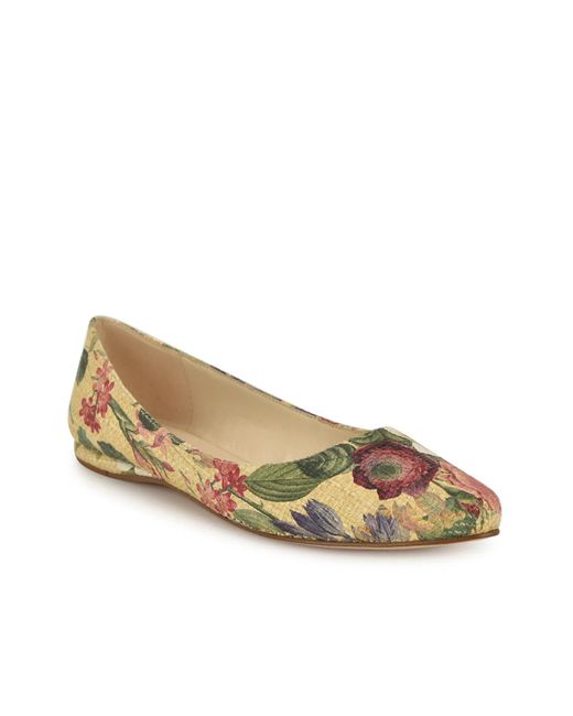 Nine West Metallic Speak Up Ballet Flat