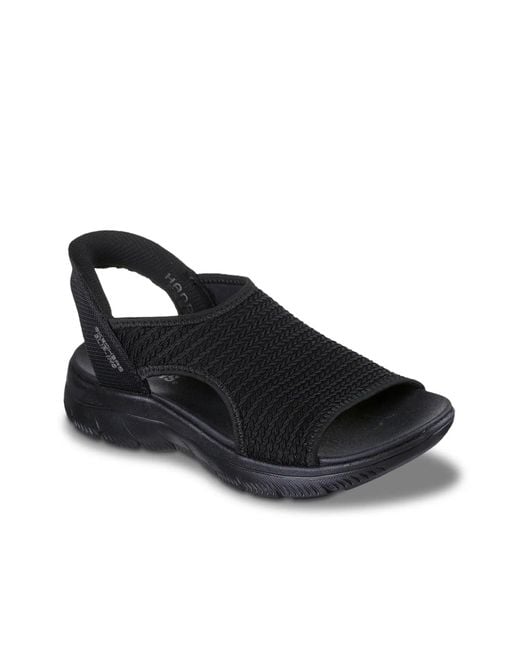 Skechers Black Hands Free Slipins Summits Sweetly Evolved Sandal