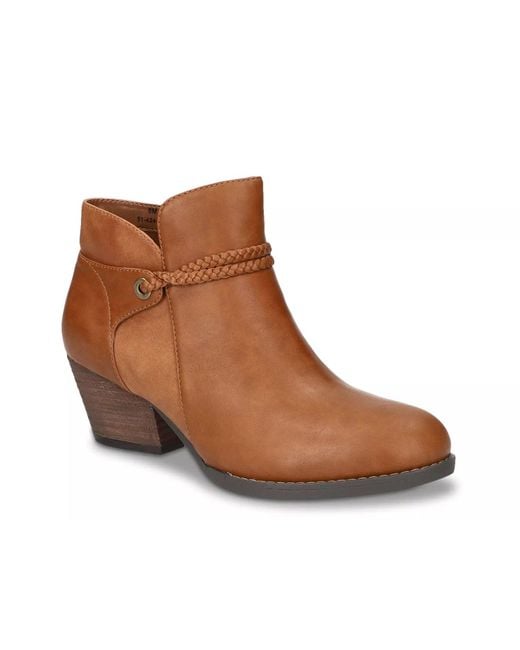Bella Vita Brown Audrina Bootie