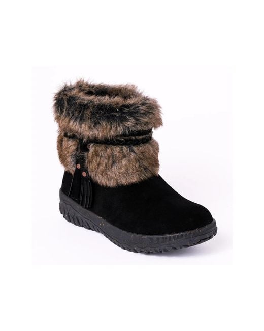 Minnetonka Black Everett Bootie