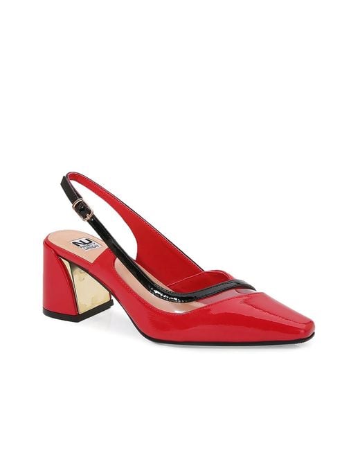 Ninety Union Red Regine Pump