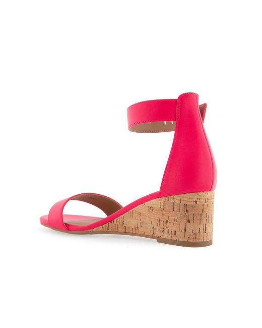 Aerosoles Red Willis Wedge Sandal