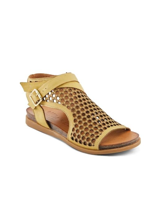 Spring Step Brown Covington Sandal