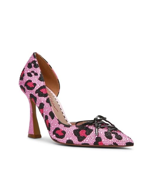 Betsey Johnson Red Delta Pump