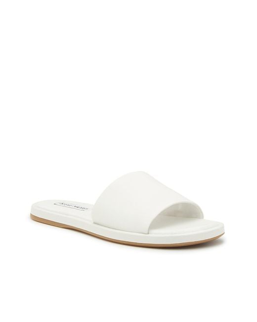 Steve Madden White Sienna Sandal