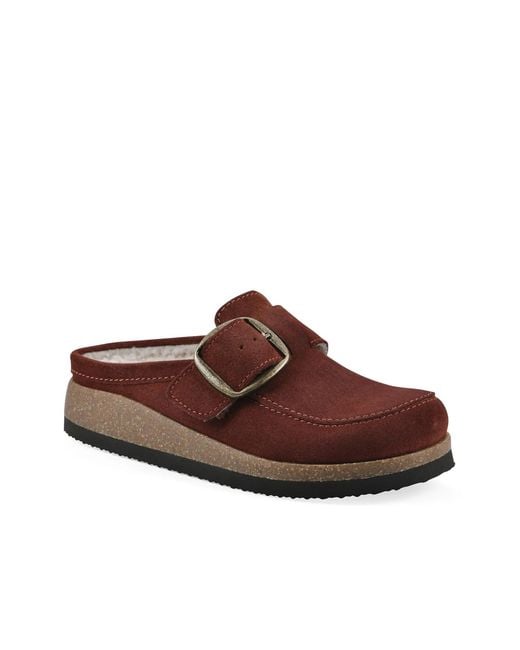 White Mountain Brown Bueno Clog
