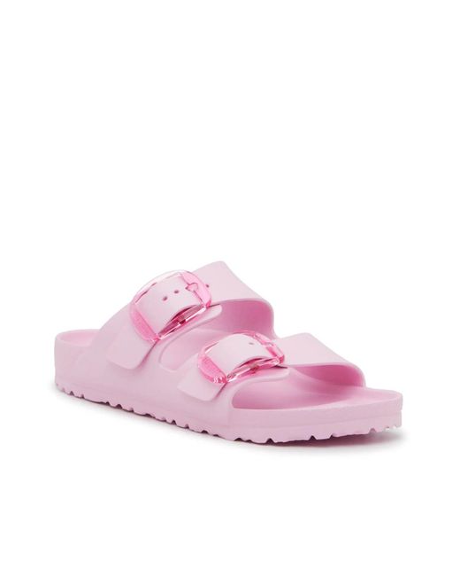 Birkenstock Pink Arizona Essential Slide Sandal