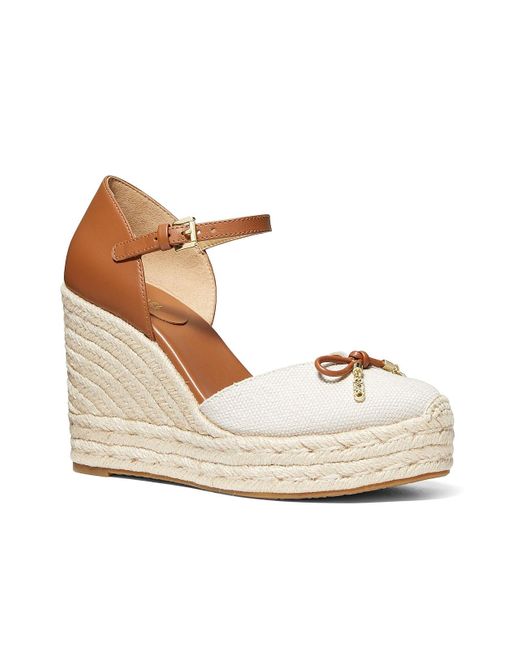 MICHAEL Michael Kors White Nori Wedge Sandal