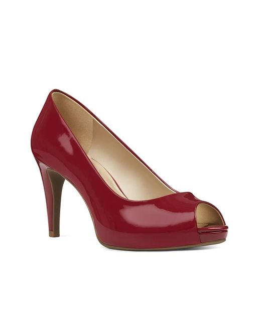 Bandolino Red Rainaa Platform Pump