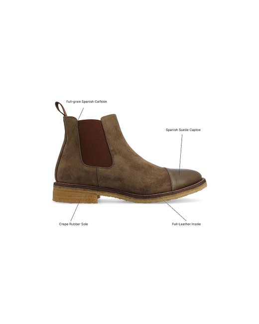 Taft Outback Chelsea Boot in Brown for Men | Lyst