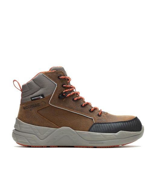 Wolverine Brown Proshift Mid Lx Eb Work Boot for men