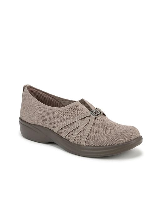 LifeStride Gray Niche Knit Slipon
