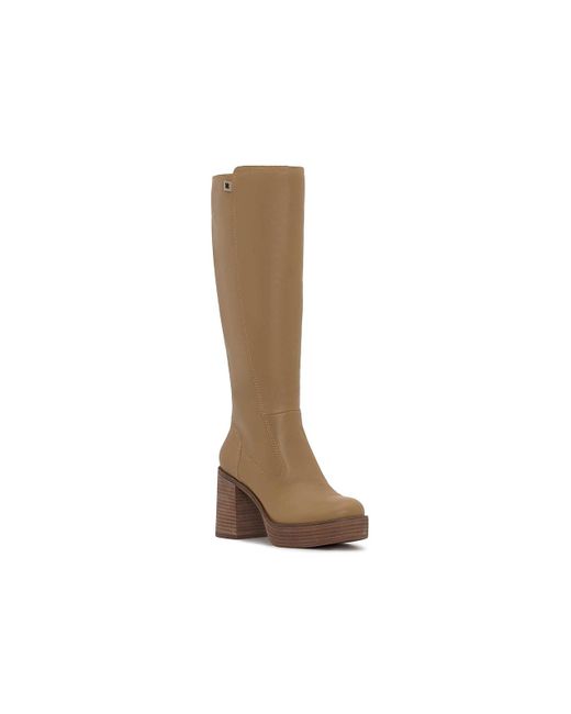 odillie knee high platform boot