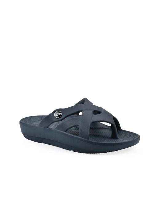 White Mountain Blue Rip Sandal