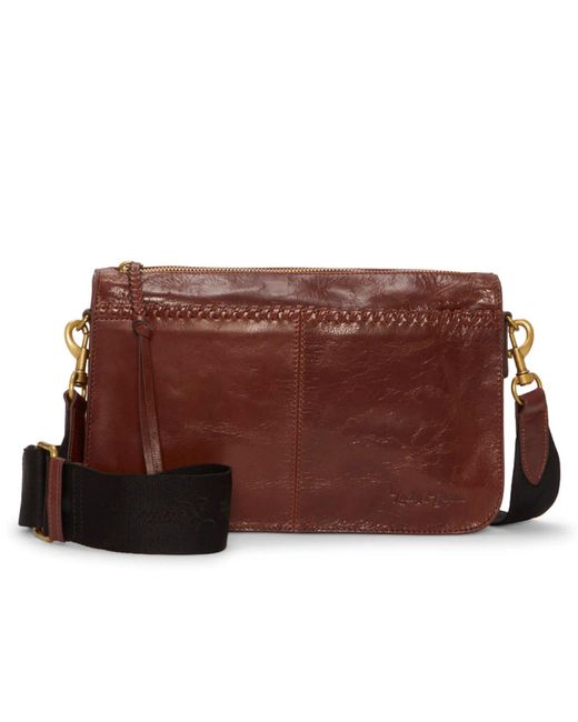 Lucky Brand Brown Kaye Leather Crossbody Bag