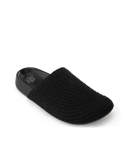 The Sak Black Bolinas Crochet Clog