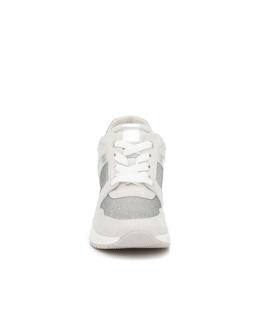 Mix No 6 White Saharra Wedge Sneaker