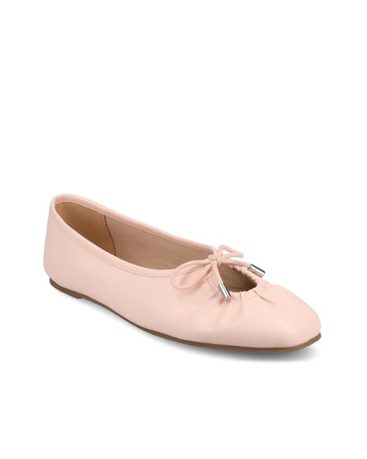 Journee Collection Pink Callee Ballet Flat