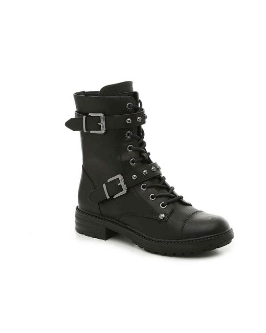 G by Guess Black Granted Combat Boot