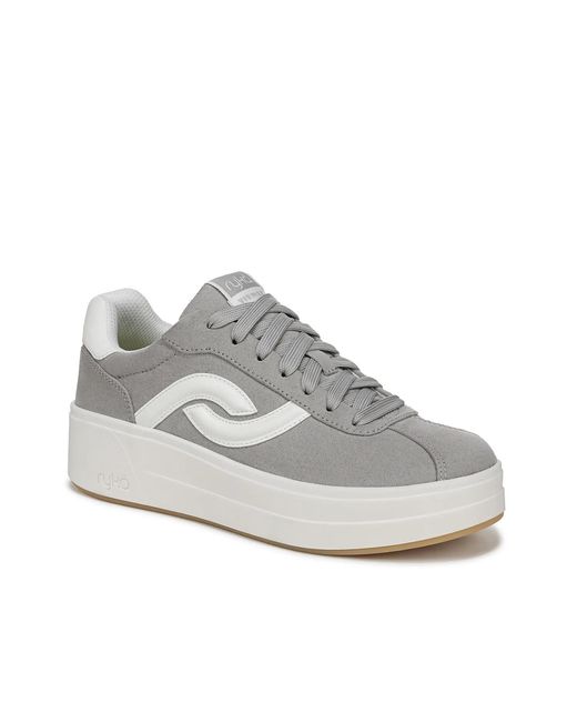 Ryka Gray Viv Max Platform Sneaker