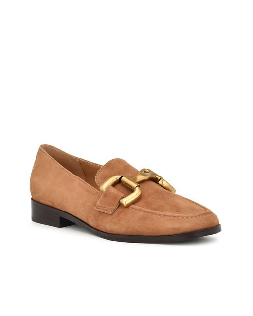 Nine West Brown Lilma Loafer