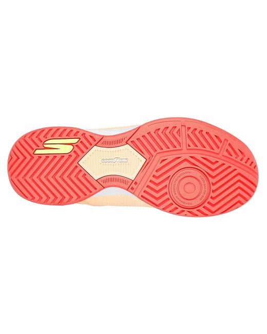 Skechers Orange Hands Free Slip-ins® Relaxed Fit® Viper Court Reload Pickleball Sneaker