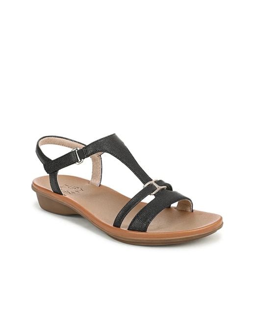 Naturalizer Black Wide Width Sofia Sandal