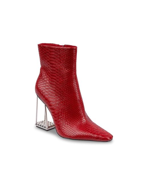 Lady Couture Red Glam Bootie