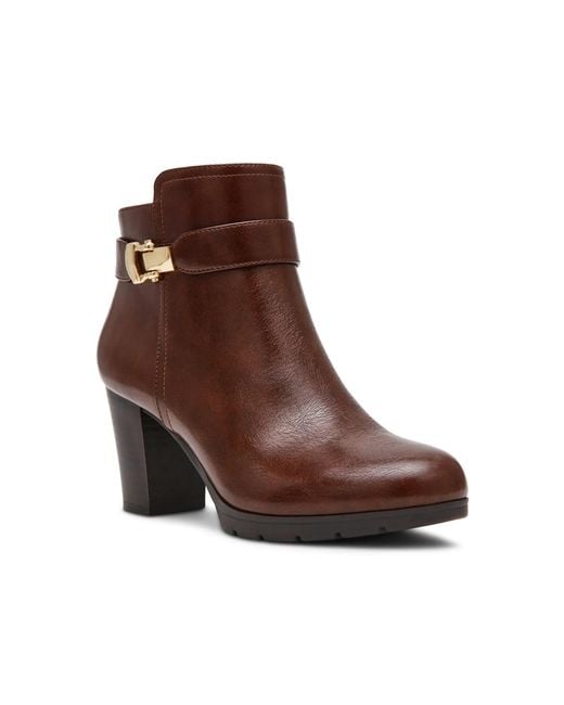 Anne Klein Brown Redding Bootie