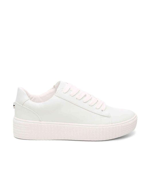 steve madden white platform sneakers