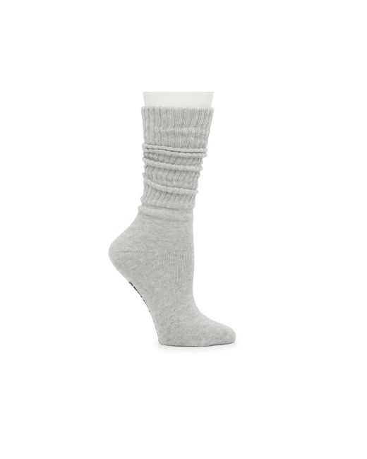Steve Madden Black Slouch Crew Socks
