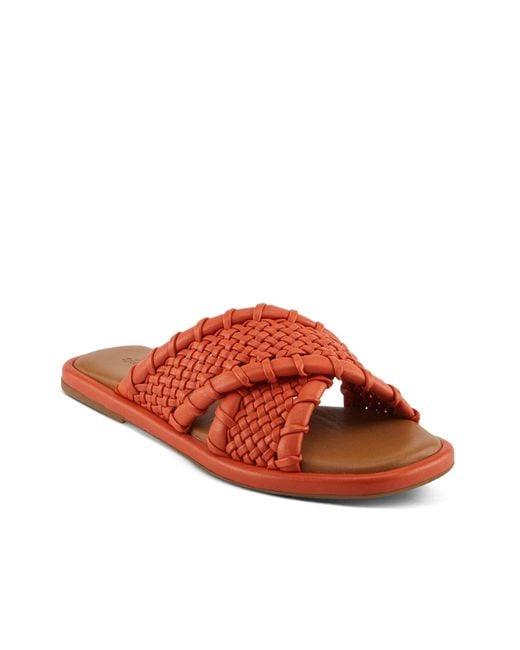 Spring Step Red Montauk Sandal