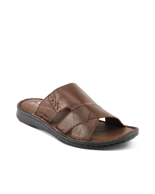 Spring Step Brown Nunzio Sandal for men