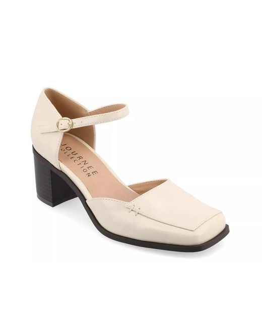 Journee Collection Black Evangeline Pump