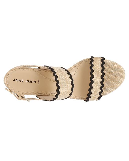 Anne Klein Black Roe Sandal