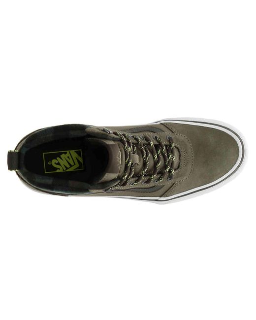 vans high top olive