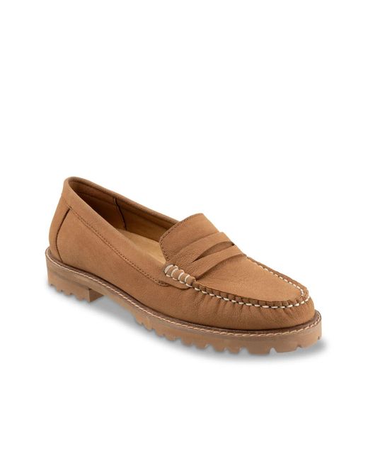 Trotters Brown Francey Loafer