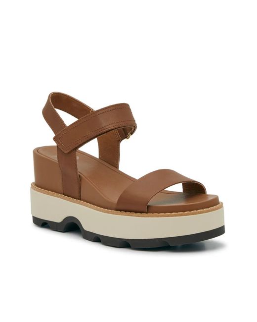 Sorel Brown Joanie Iv Wedge Sandal