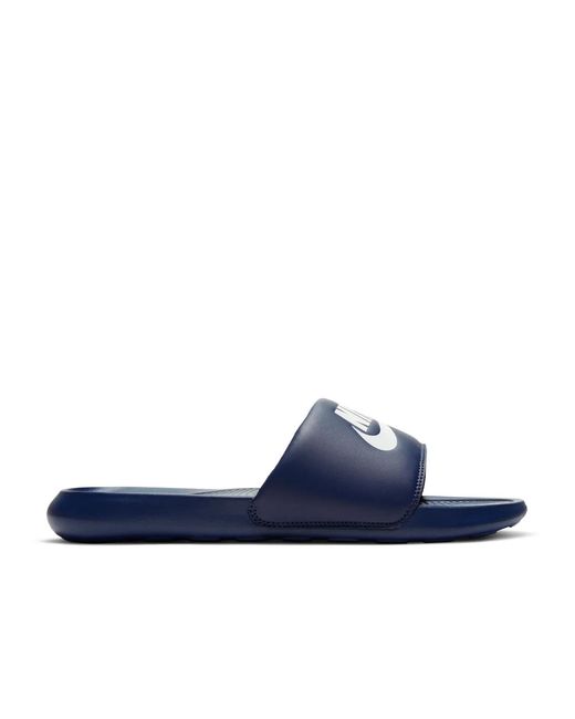 Nike Blue Victori One Slide Sandal for men