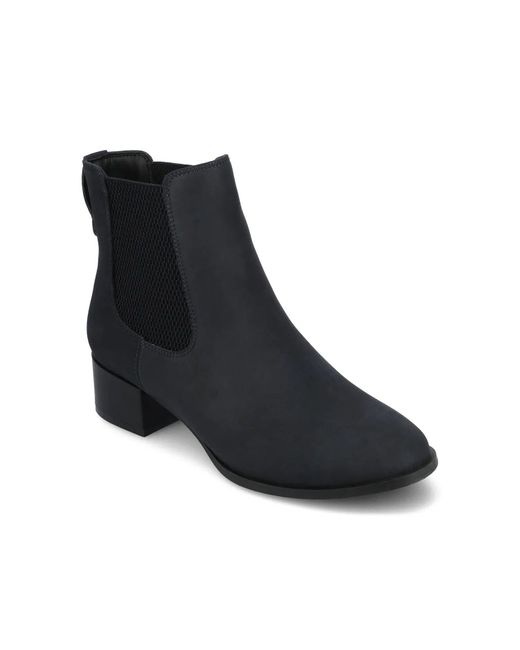 Journee Collection Black Chayse Bootie