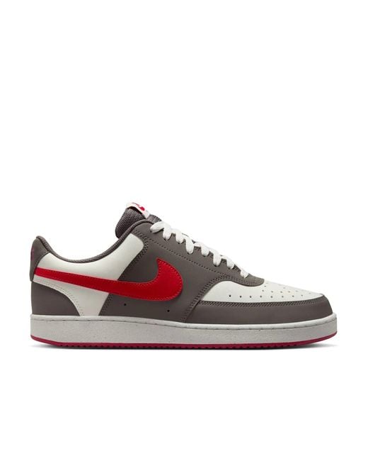 Nike Red Court Vision Low Next Nature Sneaker for men