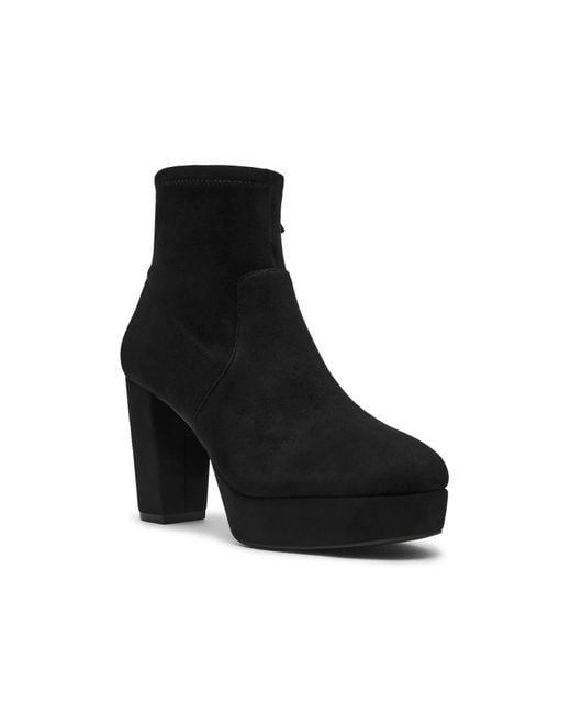 Anne Klein Black Volt Platform Bootie
