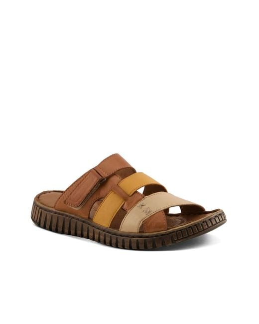Spring Step Brown Olly Sandal