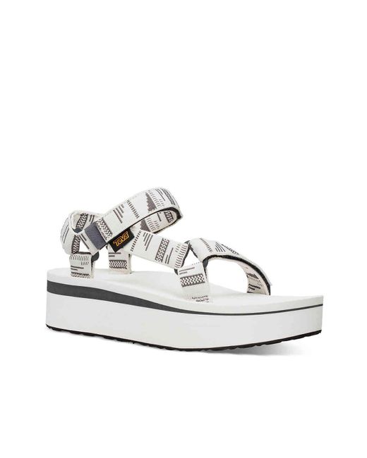 teva flatform white