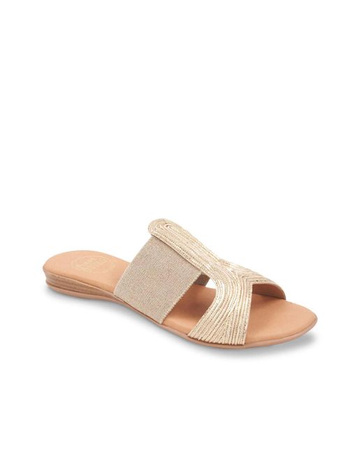 Andre Assous Black Noor Sandal